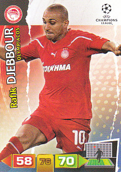 Rafik Djebbour Olympiacos FC 2011/12 Panini Adrenalyn XL CL #190